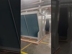 V-shaped top blow air condenser