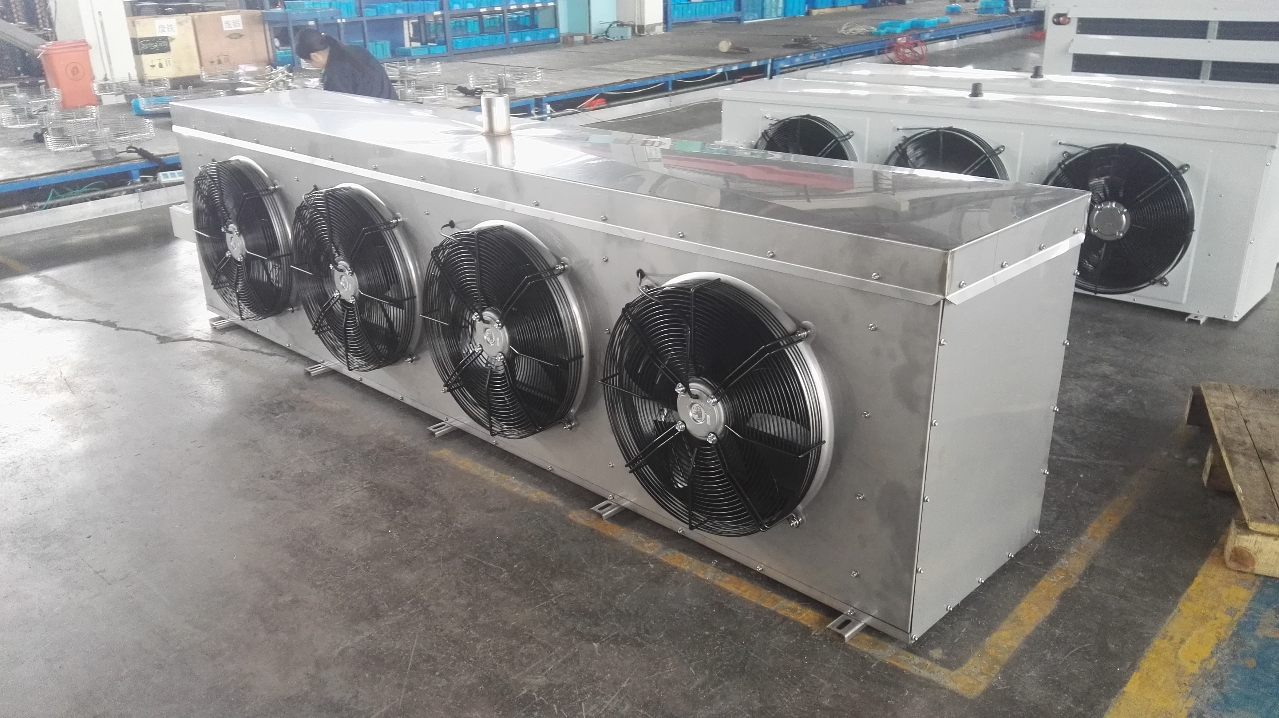 Stainless Steel DD / DL / DJ Refrigeration Cold Storage Evaporator Air Cooler With Axial Fan