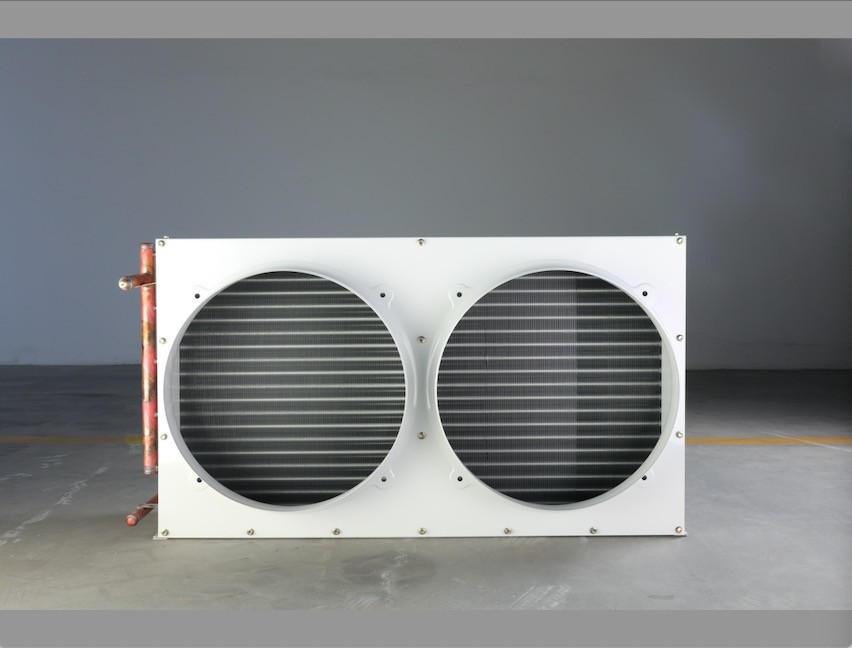 H Type Condenser Air Cooled Condensing Unit Heat Exchanger For Cold Room