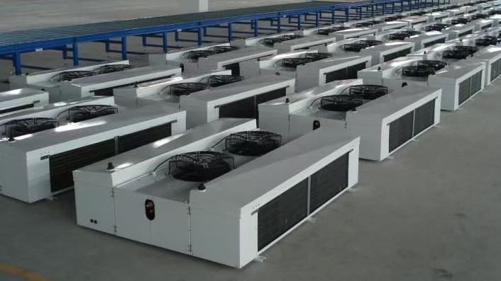 Workshop Air Cooler Air Evaporative Refrigeration Unit Double Air Outlet